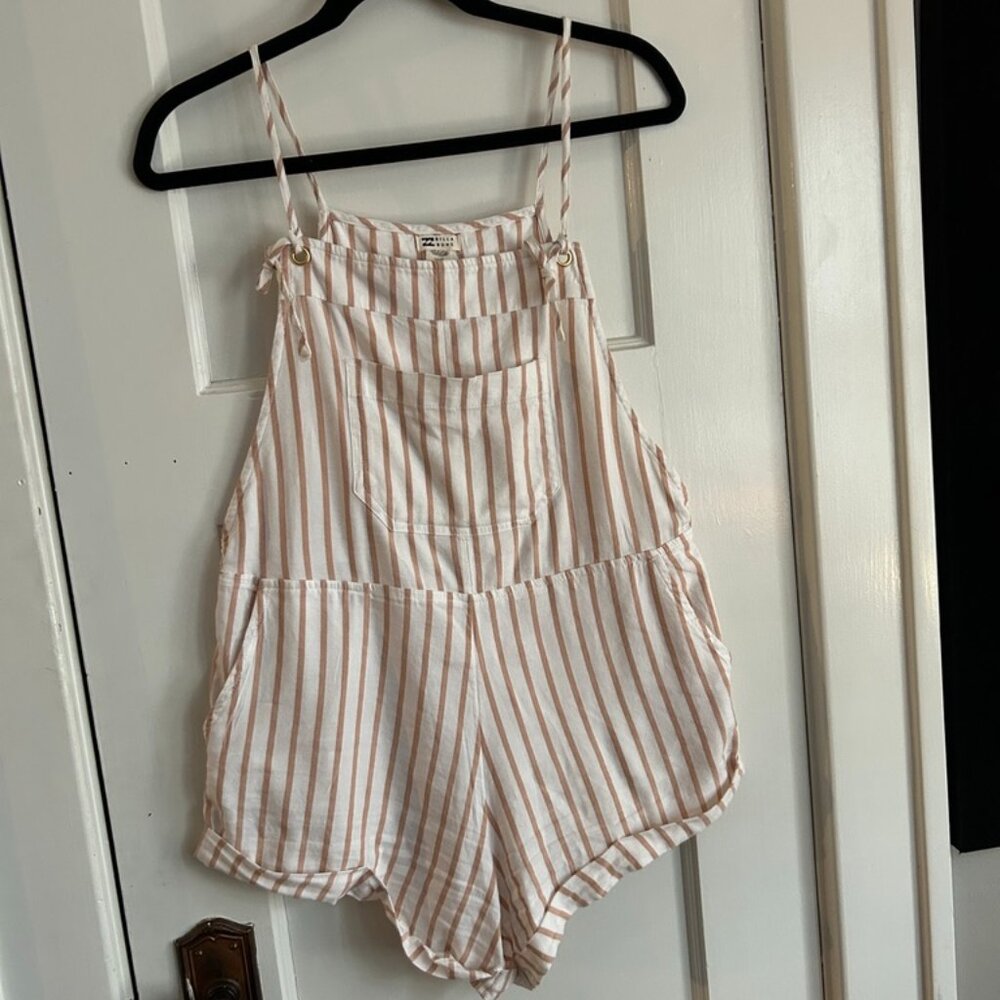 BILLABONG WILD PURSUIT CREAM AND ROSE STRIPED ROMPER